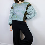 White 'Starlight' and Black 'Fox Den' Boxy Long Sleeve (Size 1)