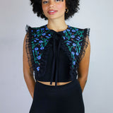 Floral Canyon Pointed Sailor Collar