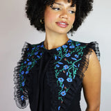 Floral Canyon Pointed Sailor Collar