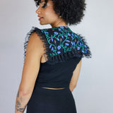 Floral Canyon Pointed Sailor Collar
