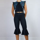 Floral Canyon Pointed Sailor Collar