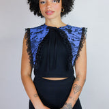 Floral Canyon Pointed Sailor Collar