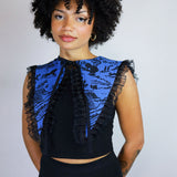 Floral Canyon Pointed Sailor Collar