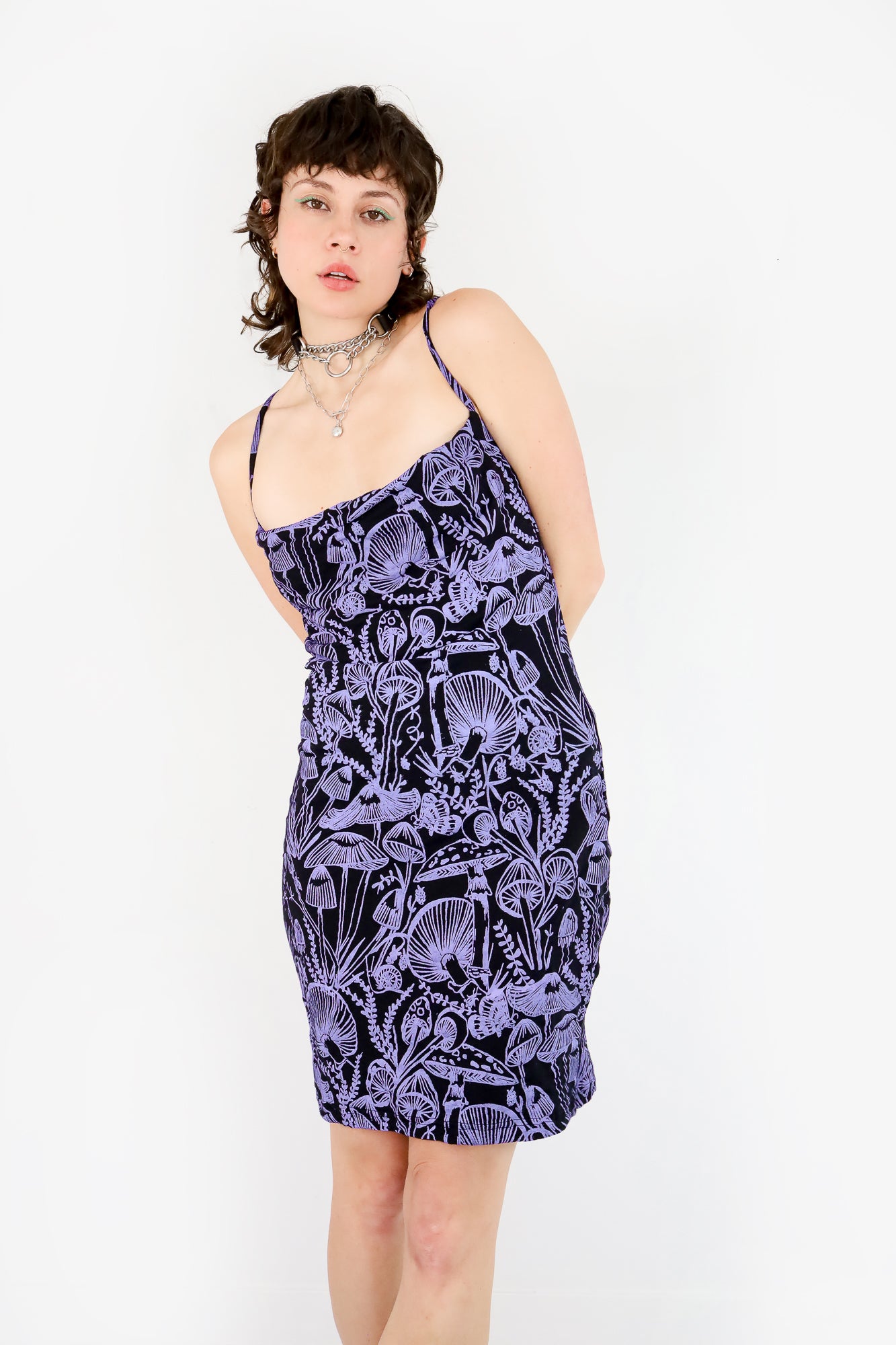 Violet Shroomed Victoria Dress