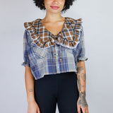 Double Plaid 'Annie Blouse'
