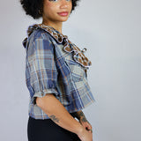 Double Plaid 'Annie Blouse'