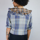 Double Plaid 'Annie Blouse'