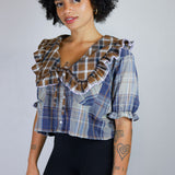 Double Plaid 'Annie Blouse'