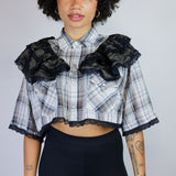 Brown Ruffle 'Jane Blouse'
