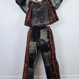 Geode 'Dry Brush' Unisex Boxy Long Sleeve