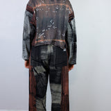 Geode 'Dry Brush' Unisex Boxy Long Sleeve