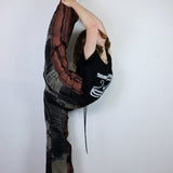 Geode 'Dry Brush' Cotton Crêpe Pants