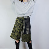 'Animal Den' Patchwork Skater Shorts (Size 1)