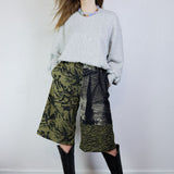 'Animal Den' Patchwork Skater Shorts (Size 1)