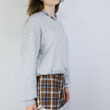 Retro Plaid Lace Dolphin Shorts (Medium)