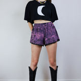 Amethyst 'Spellbound' Lace Dolphin Shorts (Medium)