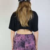 Amethyst 'Spellbound' Lace Dolphin Shorts (Medium)