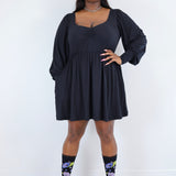 Mini Sweetheart Dress in Black