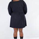 Mini Sweetheart Dress in Black