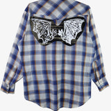 'Le Bats Blue' Button-Up