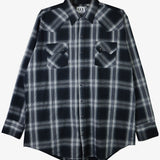'Bat to Black' Button-Up
