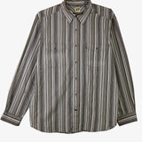 'Brown Plaid Dog' Unisex Button-Up