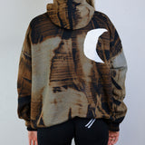 'Wolf Pack' Face Hoodie (Size 2)