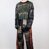 Black 'Starlight' and White 'Thorn' Boxy Long Sleeve (Size 1)