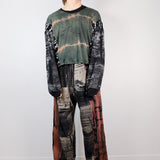 Black 'Starlight' and White 'Thorn' Boxy Long Sleeve (Size 1)