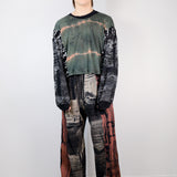 Black 'Starlight' and White 'Thorn' Boxy Long Sleeve (Size 1)