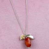 Sterling silver drop necklace in 'Beach House'