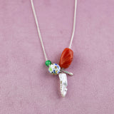 Sterling silver drop necklace in 'Beach House 2"