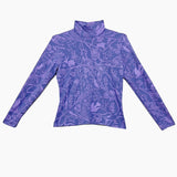 Nightcrawlers Turtleneck in Iris on Periwinkle