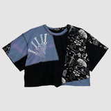 Spellbound Knives Cropped Boxy Tee in Size 1