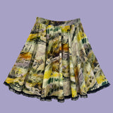 'Dusty Hills' Lace Trimmed Margot Skirt