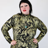 Gold "Birds of Prey: Vol. 2" Turtleneck