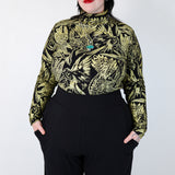 Gold "Birds of Prey: Vol. 2" Turtleneck