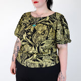 Gold "Birds of Prey: Vol. 2" Alice Blouse