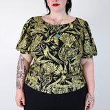 Gold "Birds of Prey: Vol. 2" Alice Blouse