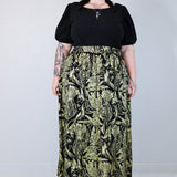 Gold "Birds of Prey: Vol. 2" Maxi Skirt