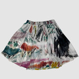 Watercolour Mesh Skirt (26" Waist)