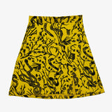 Beatrix Mini Skirt in Citrus Serpentine