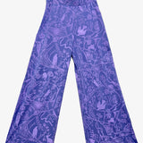 Nightcrawlers Wide Leg Pants in Iris on Periwinkle