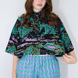 Verde 'Pastoral' Boxy Button-Up