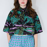Verde 'Pastoral' Boxy Button-Up