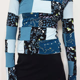 Patchwork Fitted Long Sleeve (Large)