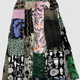 Patchwork Long Skirt in Size 1