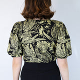 Gold "Birds of Prey: Vol. 2" Alice Blouse