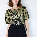 Gold "Birds of Prey: Vol. 2" Alice Blouse