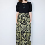 Gold "Birds of Prey: Vol. 2" Maxi Skirt